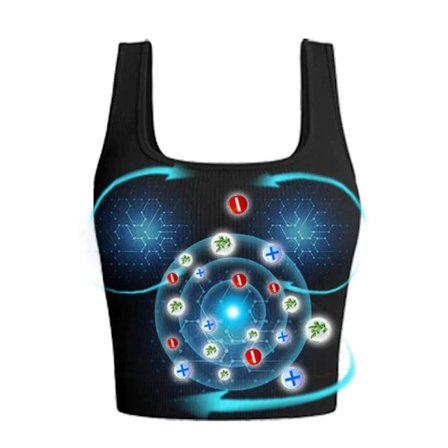 Ionic Shaping ärmlös skjorta Ionic Shaping Vest SVART M