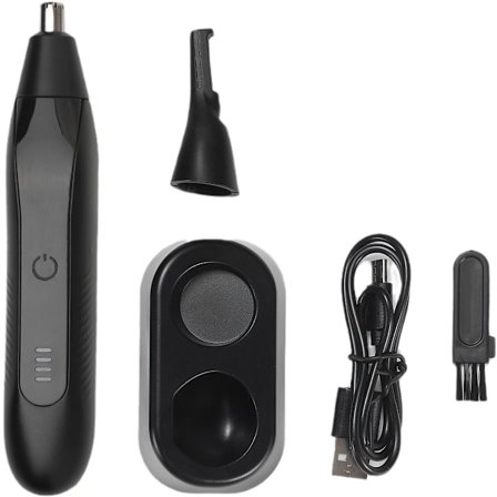 Næse- og øretrimmer til mænd og kvinder, multifunktionelt skønhedssæt til mænd, øjenbryns- og øretrimmer, aftageligt hoved til vask med vand