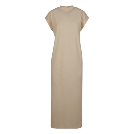 Build Your Brand Dam/Dam Extended Shoulder Lång Midi Klänning