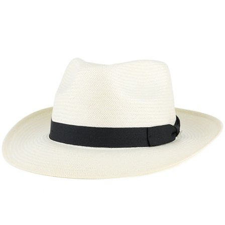 Stetson - Beige trilby Chapeau - Telida Toyo Natural Trilby @ Hatstore