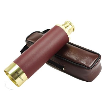 Pirat Monokular Teleskop, Håndholdt Teleskop i Aluminium Legering, 25x30 Bærbar Optisk Monokular Teleskop for Utendørs