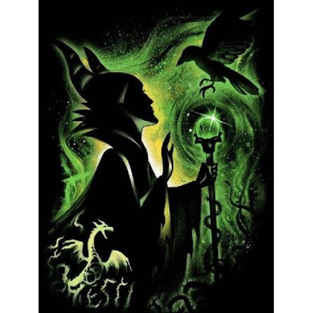 30x40cm 5D DIY Diamantmålning Full,Serie Cartoon Princess#B,DIY