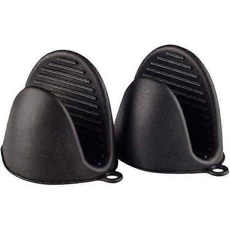 Ovnhandske Tyk Silikone Grydelap Mini Ovnhandsker Varmebestandig Klemme Låg til Bagning, Madlavning, Grill