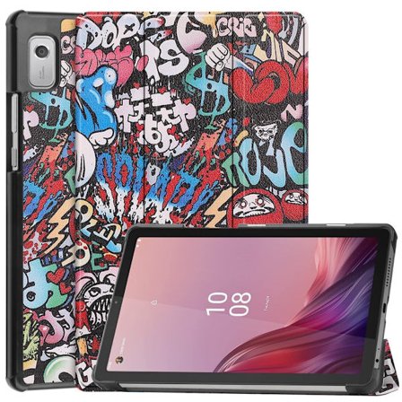Tri-fold Fodral till Lenovo Tab M9 - Graffiti