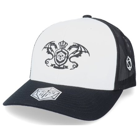 Critiql Hit - White trucker Czapka Z Daszkiem - Twin S Retro White/Black/White Trucker @ Hatstore