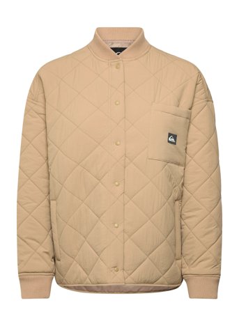 Shining Quilted Jacket Beige Quiksilver