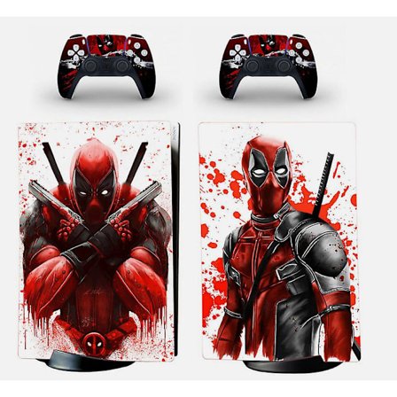 PS5 Skin Disc Edition Anime Konsoll og Kontroller Vinylklistremerke, Slitesterkt, Rippesikkert, Presist Justert, Kompatibelt med Play-station 5