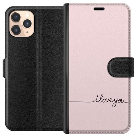 Kompatibelt Plånboksfodral till Apple Apple iPhone 11 Pro I Love You
