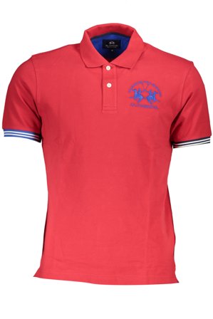 La Martina Polo Maniche Corte Uomo Rosso