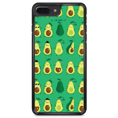Bjornberry Skal iPhone 8 Plus - Avocado Mönster