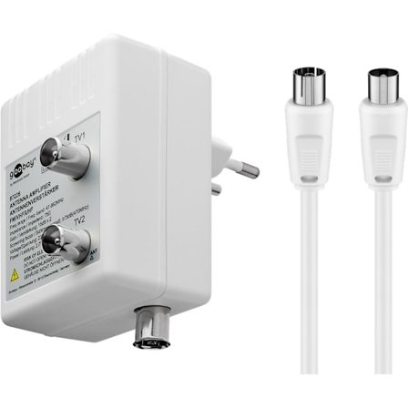 Kahden laitteen antennivahvistin (DVB-T / DVB-T2 / DVB-C)