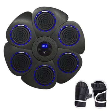 Smart Musikk Boksemaskin Veggmontering Bluetooth-kompatibel Treningsutstyr Med Boksehansker Svart Black Wind Car Model