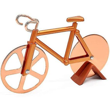 Cykel Pizzaskærer Rustfrit Stål Cykel Pizza Skærer Hjul