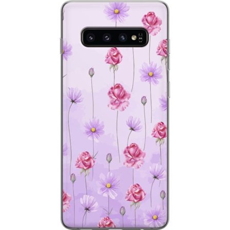 Yhteensopiva Puhelinkuori Samsung Galaxy S10 Petal Reverie Lilac Mist