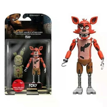 Five Nights at Freddy's Actionfigurer Set – 5 Modellalternativ (Freddy, Chica, Foxy, etc.)