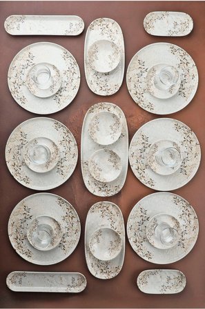 Hermia - Aamiaissetti (29 kpl) Honey - Monivärinen - Astiastot - - Homeroom