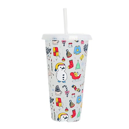 Drick halm Glow-in-the-Dark Mugg Säker och Ingen lukt Lämplig för Halloween