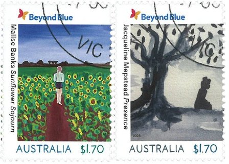 Australien - Rejsen til velvære - Stemplet sæt 2v