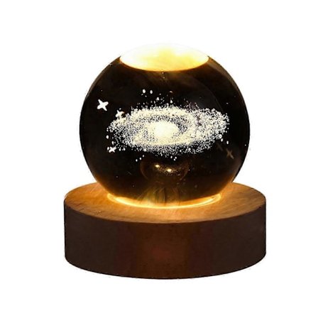 2025 Atmosfære Lys 3D Mønster Blødt Og Komfortabelt Lys Nebulae 3000K Varmt Lys LED Bordlampe Hjemmeforsyning[D]