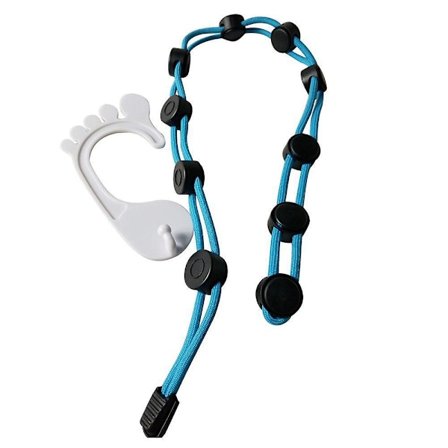 Sokkevaskverktøy og kleshenger for vask, tørking og oppbevaring av sokkepar, ingen sortering eller matching, sammenleggbar, bedre enn en nettpose