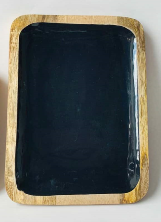 Trend Design Trefat Emalje Sort 30x23cm