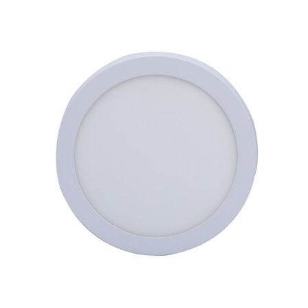 Rund LED-taklampe i aluminium (12 W, 1160 Lm, 120, IP20, 160 x 30 mm) 1 stk. Kaldt hvitt lys 6000 K