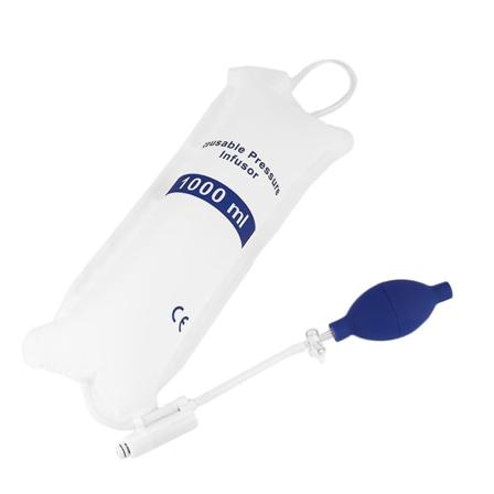 1000 ml gjenbrukbar trykkinfusjonspose med trykkskjerm infusjonspumpe trykkpose -t