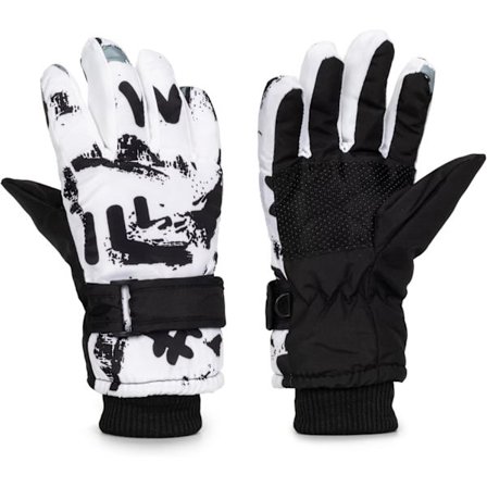 Skihandsker til børn, drenge og piger (6-9 år) - Vindtætte skridsikre vintervanter til sne og cykling