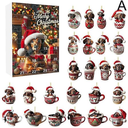 2024 Adventskalender Dvergmøl Christmas Vacation Adventskalender Søt Jule Nedtellingskalender Julegaver