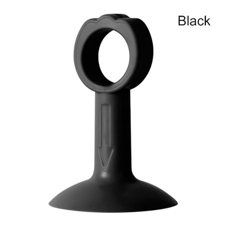 4 stk. Dørstopper Dørhåndtak 4 STK SVART 4 STK SVART