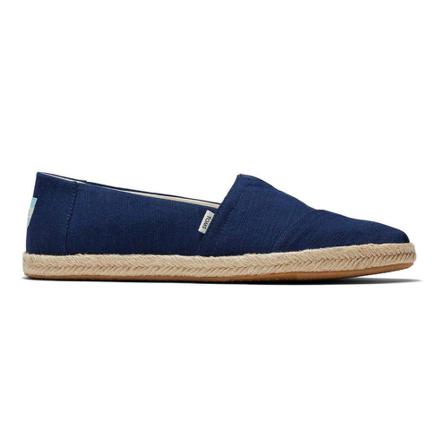 Toms, alpargata rope slubby woven 10016271 Blauw, Heren, Maat:42 1/2 EU