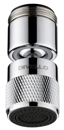 DIVELLO Expo M22+24 Strålsamlare med kulled, M22x1.0 + M24x1.0 mm, Badrum