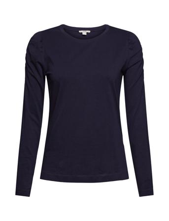 T-Shirts T-shirts & Tops Long-sleeved Tummansiniset Esprit Casual