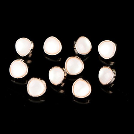 10 st Fashion Pearl Buttons Damskjortor Dekorativa spännen Ac