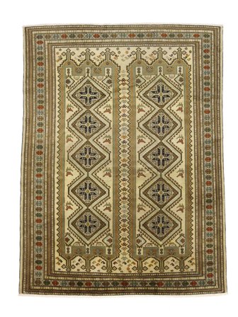 Käsinsolmittu Turkaman Matot 212X272 Villamatto Ruskea/Musta Matto