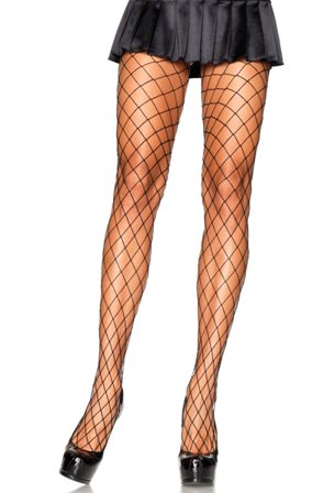 Leg Avenue Diamond Fishnet Pantyhose One Size