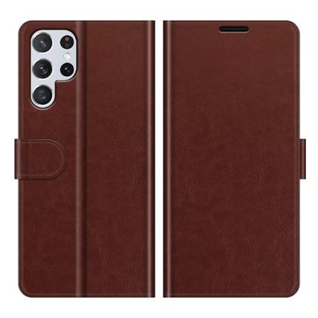 Samsung Galaxy S22 Ultra 5G telefonfodral - Brunt Brun