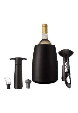 Vacu Vin set/5 Elegant Plus Köksredskap Svart Ø15,3 x21 cm