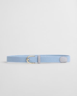 GANT - Elastiske flettet belte til dame fresh blue
