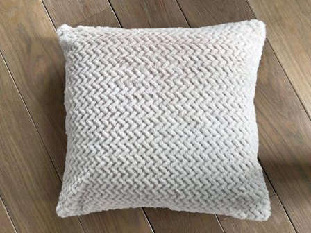 MT Studio Putetrekk Sikksakk Latte 45x45