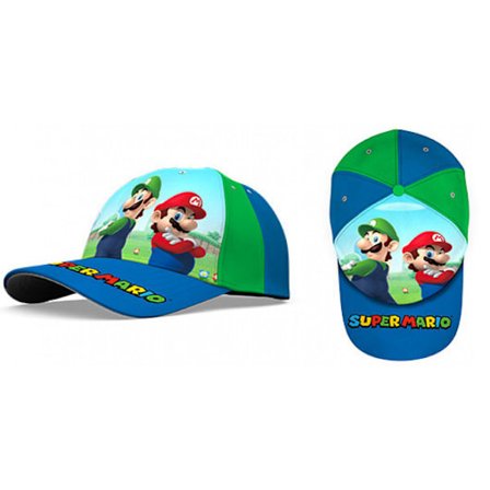 Keps Cap Kepsar 012023 SUPER MARIO Blå/grön 52/54cm VÄLJ