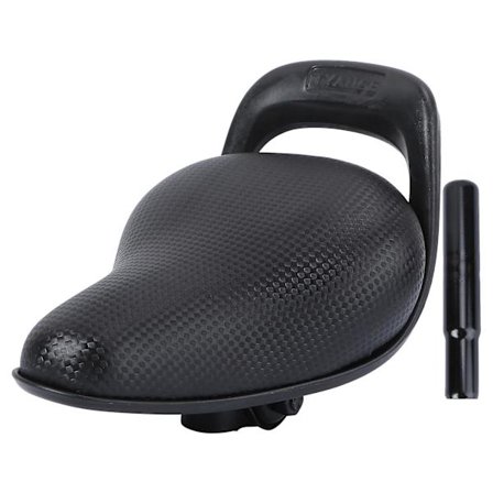Børnesaddel til cykel, bjergsadel, komfortabel sadel til mountainbike, cykelsæde (sort) (21,00X15,50X15,00CM, sort)