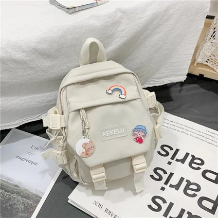 Söt Liten Ryggsäck Flicka Enkel Student Skolväska Koreansk Ryggsäck Män Mochila Bolsa Feminina~07982