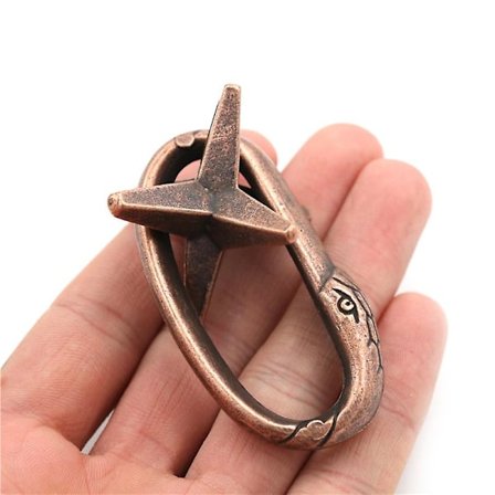 Klassinen metallipalapeli Iq Mind Brain Teaser Education Children