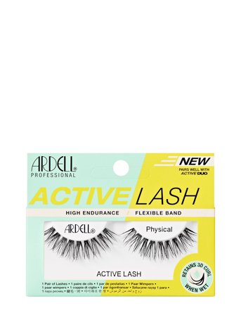 Ardell Active Lashes Physical - Black - ONE SIZE