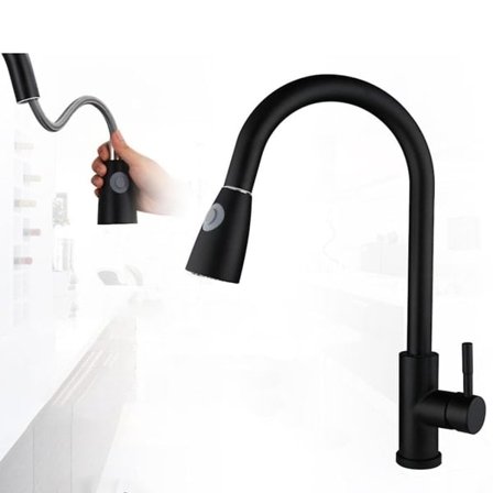 IC NOE Lavtrykkskran Kjøkken Laget Av Rustfritt Stål