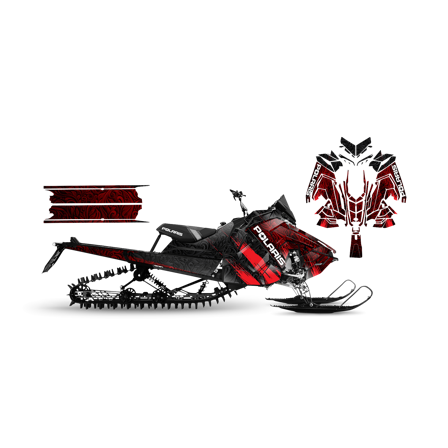 Dekalkit SweTown Organica Röd - Yamaha ET 340 Enticer 1980-1980