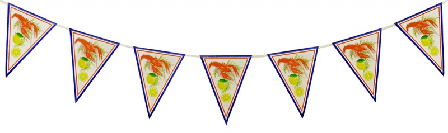 Kräftskiva Flaggbanderoll 360 cm - Kräftskiva Dekoration - Kalaslagret.se