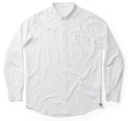 Houdini Longsleeve Shirt paita, Powderday White