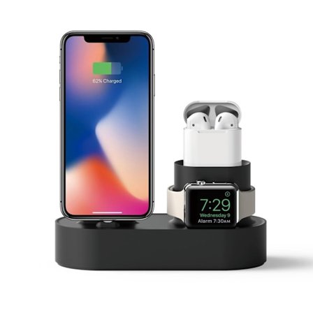 SiGN 3-in-1 Laddställ för iPhone, AirPods & Apple Watch - Svart